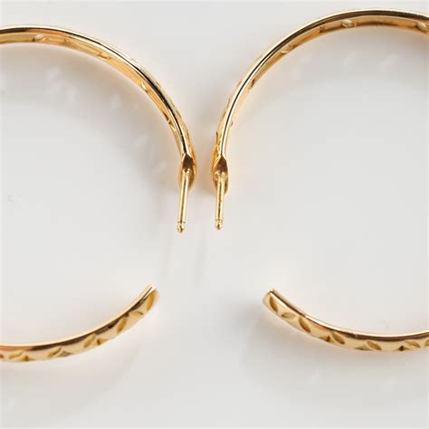 louis vuitton earrings hoops dupe|lv hoop earrings dupe.